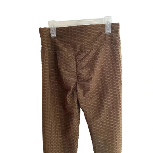 NEW MIX BROWN BUBBLE LEGGING SIZE L/XL - Picture 2 of 3